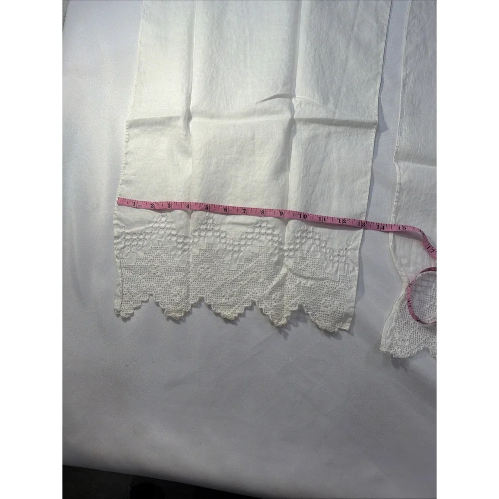 Vintage‎ Old Matching Guest Cotton Hand Towels Beautiful 527-1 READ